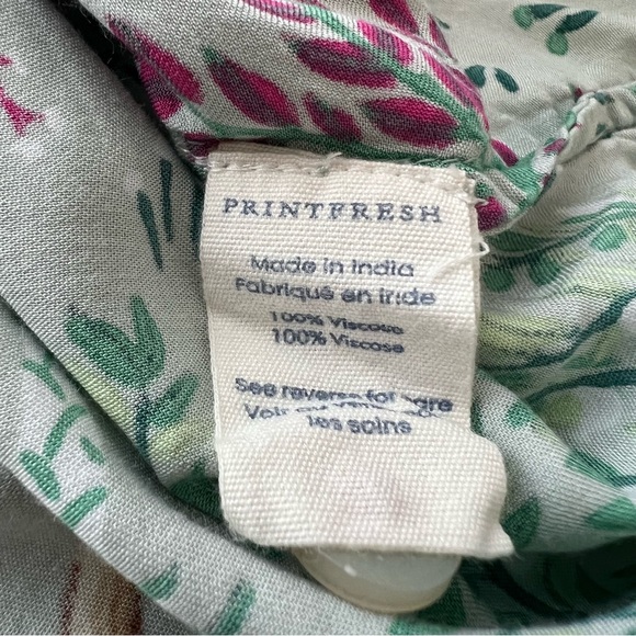 Printfresh Camel's Courtyard Print Pajama Top Small - Picture 6 of 6